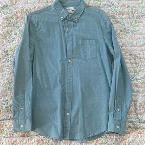 Old Navy Teal Casual Button-Down Shirt